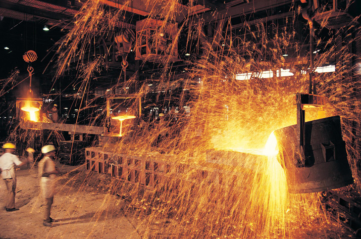 Schnittstellenprodukt in der Metallurgie